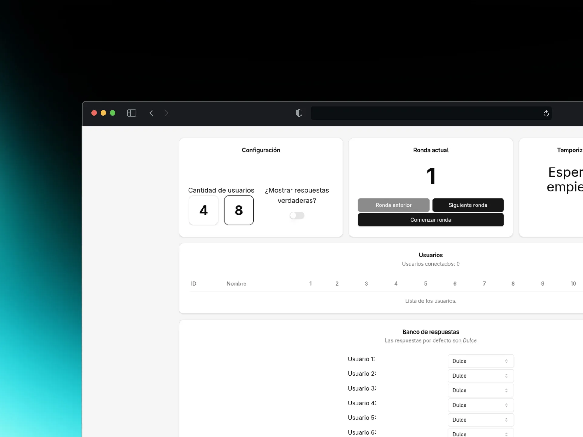 Plataforma de Experimentación Psicológica – Colaboración con Carrera de Psicología Social